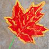 "Fall Leaf"
6" ceramic tile 
$30.
AVAILABLE